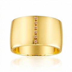 Zilveren ring met SI1 Argyle Rose De France Diamanten (Annette)