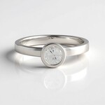 Anello in argento con Zircone