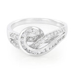 Anillo en plata con Zafiro blanco