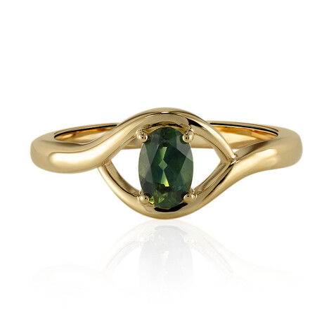 Grüner Queensland-Saphir-Goldring (Mark Tremonti)