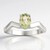 Bague en argent et Diaspore à couleur changeante