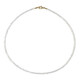 Collar en plata con Piedra de Luna arcoíris