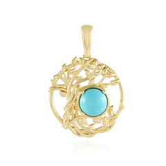 Colgante en plata con Turquesa bella durmiente (Faszination Türkis)