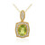 Collier en argent et Péridot