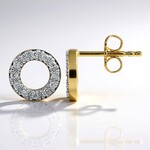 Orecchini in argento con Diamante VS1 (G) (Annette)