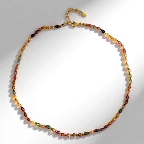 Collana in argento con Zircone Canarino (Adela Silber)