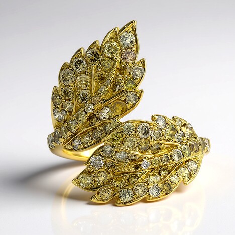 Bague en or et Diamant fancy SI2 (CIRARI)