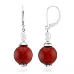Pendientes en plata con Cornalina (Jones Lee)