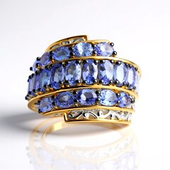 Anello in argento con Tanzanite