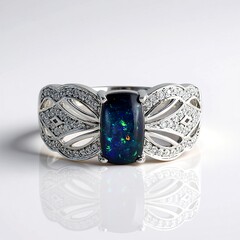 Anello in oro con Opale Mezezo (SUHANA)