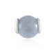 Colgante en plata con Angelita azul (MONOSONO COLLECTION)