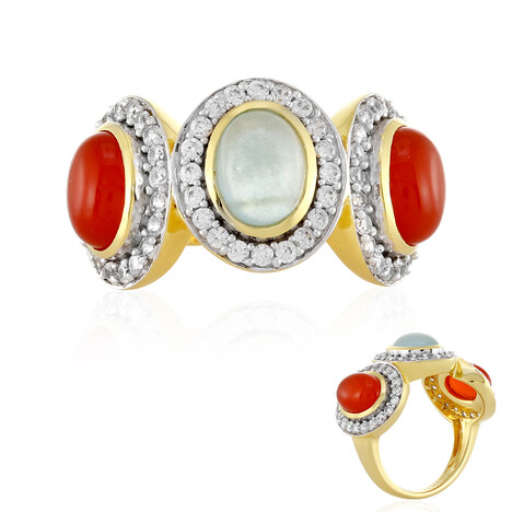 Edelstein-Silberring