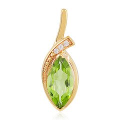 Pendentif en argent et Péridot