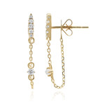 SI2 (H) Brillant-Goldohrringe (CIRARI)