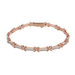Zilveren armband met zirkonen (Adela Silber)