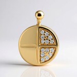 Accessorio in argento con Diamante SI1 (G) (Annette)