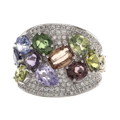 18K Fancy Sapphire Gold Ring (CIRARI)