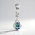 Ciondolo in argento con Tanzanite Verde
