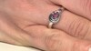 Bague en argent et Tourmaline rose du Brésil  (Pallanova)