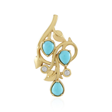 Ciondolo in argento con Turchese Sleeping Beauty (Faszination Türkis)