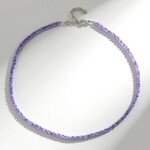 Collana in argento con Tanzanite