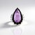 Anello in argento con Ametista Rose de France (Dallas Prince Designs)