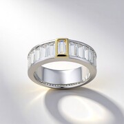 Anello in argento con Topazio Bianco (Adela Silber)