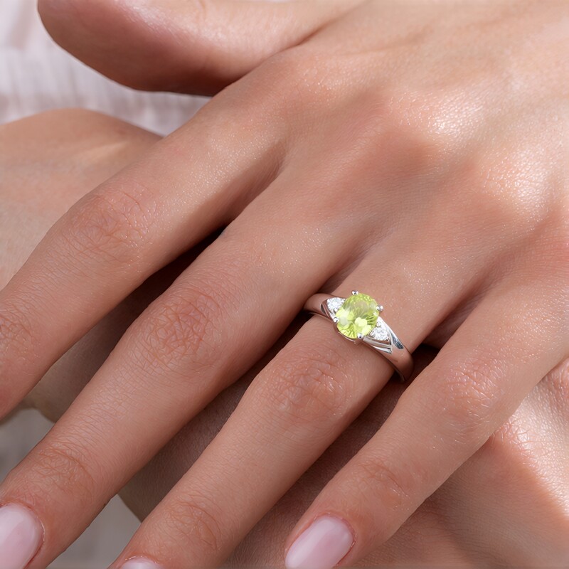 Zilveren ring met een koper toermalijn