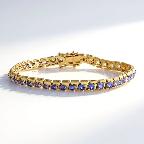 Bracciale in argento con Tanzanite
