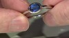 Anillo en plata con Cianita de Nepal