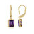 Amethyst-Silberohrringe