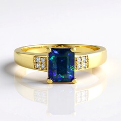 Anello in argento con Opale Mezezo