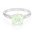Anello in argento con Prehnite