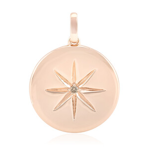 I1 Argyle Rose de France Diamond Silver Pendant (Annette)