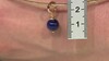 Zilveren hanger met een lapis lazuli (MONOSONO COLLECTION)