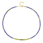Collana in argento con Tanzanite