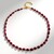 Collana in argento con Zaffiro Rosa del Madagascar