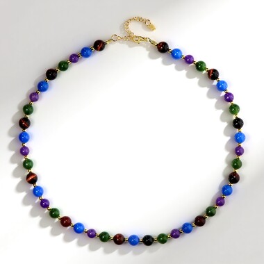 Collar en plata con Jade canadiense (Riya)