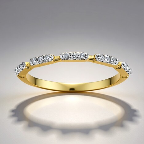 Bague en or et Diamant SI1 (G) (Annette)