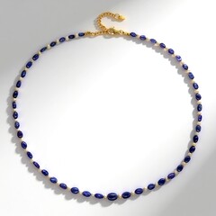 Collana in argento con Tanzanite