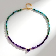 Collar en plata con Amatista de Zambia