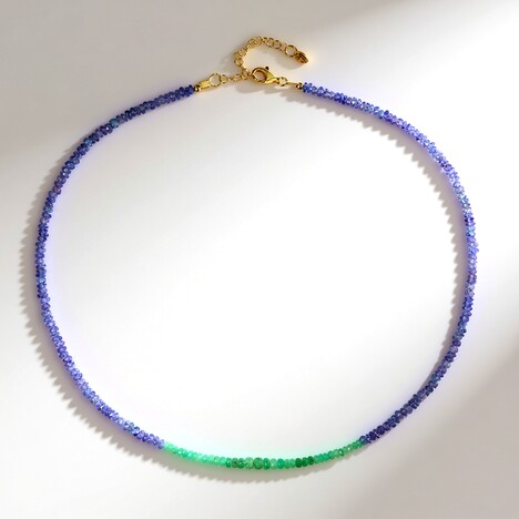 Collana in argento con Smeraldo Colombiano