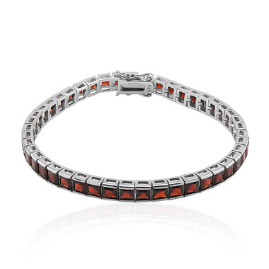 Granat-Silberarmband