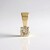 Pendentif en or et Diamant chocolat I2 (SUHANA)