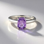 Anello in argento con Ametista