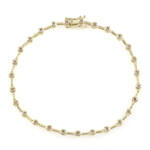 Gouden armband met I2 Champagne Diamanten (de Melo Gold)