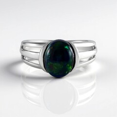 Anello in argento con Opale Mezezo