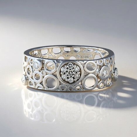 Anello in oro con Diamante I2 (I) (Ornaments by de Melo)