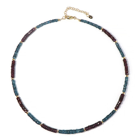 Collana in argento con Topazio Blu Londra