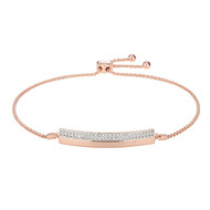 Weißer Topas-Silberarmband